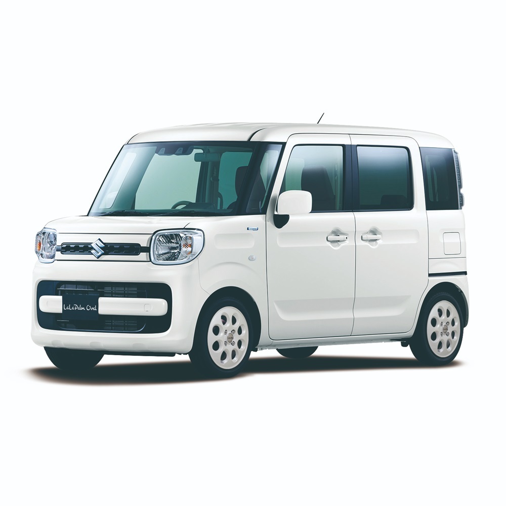 LaLa Palm Oval エブリイワゴン DA17W ホイール 1本【14×4.5J 4-100 INSET45 セミグロスブラック&リムポリッシュ】HOT STUFF LaLa Palm Oval エブリイワゴン DA17W ホイール 1本【14×4.5J 4-100 INSET45 セミグロスブラック&リムポリッシュ】HOT STUFF