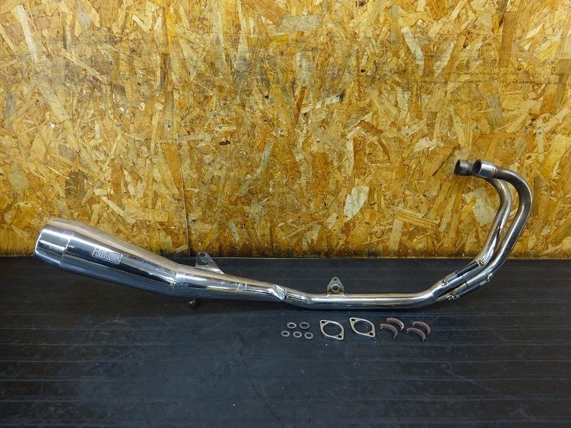 GB250クラブマン 3インチ スーパートラップマフラー フルエキ