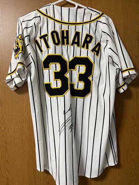 阪神タイガース 糸原 選手 ホーム ユニフォーム サイン入り Mサイズ 糸原健斗 糸原
