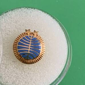 パンナム CA キャビンアテンダント 10年サービスピン 勤続10周年 ロゴピン パンアメリカン航空 Pan Am Airways 従業員 限定 10K 10金