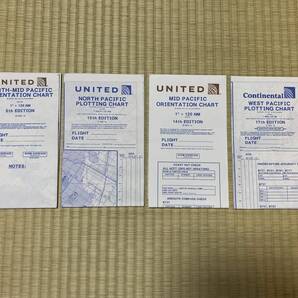 ユナイテッド航空 プロッティングチャート United ホノルル グアム ジェプセン コンチネンタル アイランドホッパー 航空図 ミクロネシア