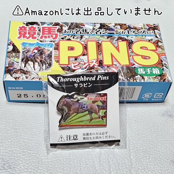 【競馬】ソールオリエンス 馬手箱 競馬ピンズ ピンバッジ