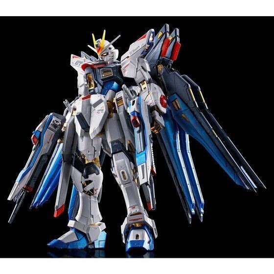 機動戦士ガンダムSEED DESTINY バンダイ BANDAI RG 1/144 チタニウムフィニッシュ ストライクフリーダム+天空の翼、デスティニー+光の翼