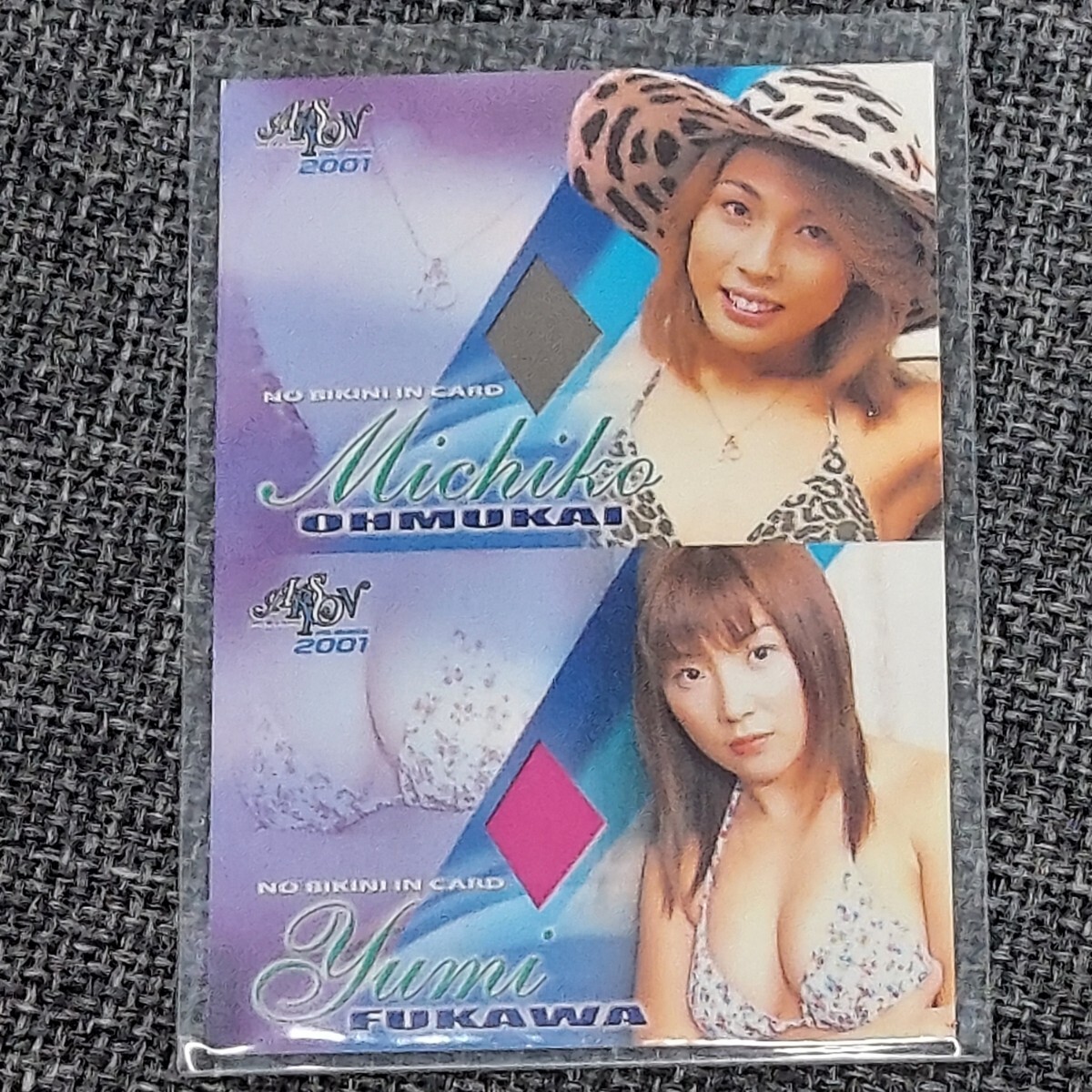 府川唯未ARSION 直筆サインカードautograph cards 女子プロレス