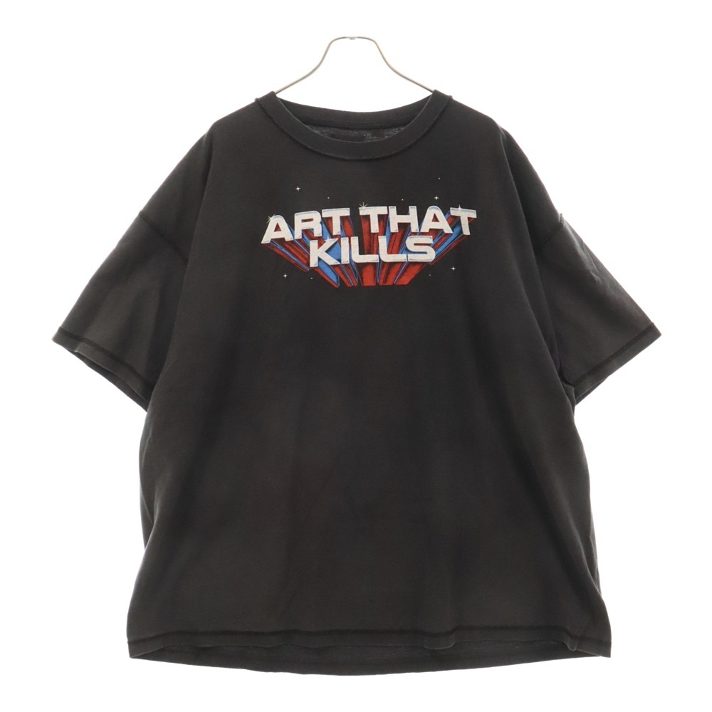 GALLERY DEPT. ギャラリーデプト ART THAT KILLS ATK SPACE TEE 両面プリント スペース Tシャツ 半袖 カットソー ブラック