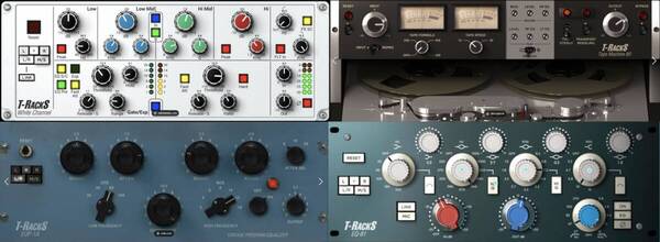 正規品 ビンテージ機材の暖かみのあるサウンド IK Multimedia T-racks 5 4点セット DTM