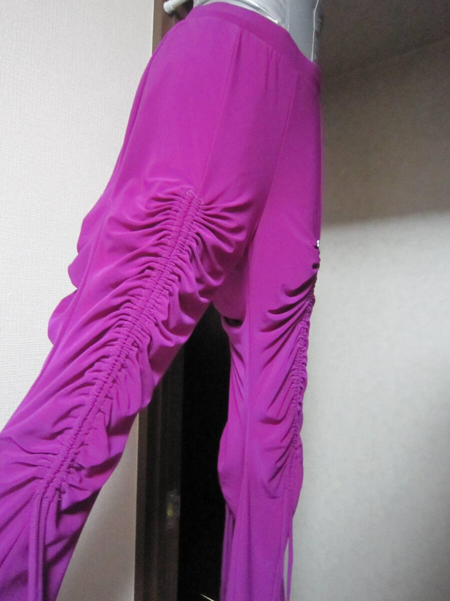 社交ダンス gentilジャンティー ローズマゼンタ色☆クシュ～っと