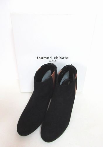 新品　未使用　ツモリチサト　ブーツ　黒　ブーティ　ヒール　ブラック 2025年最新】TSUMORI CHISATO ブーツの人気アイテム - メルカリ