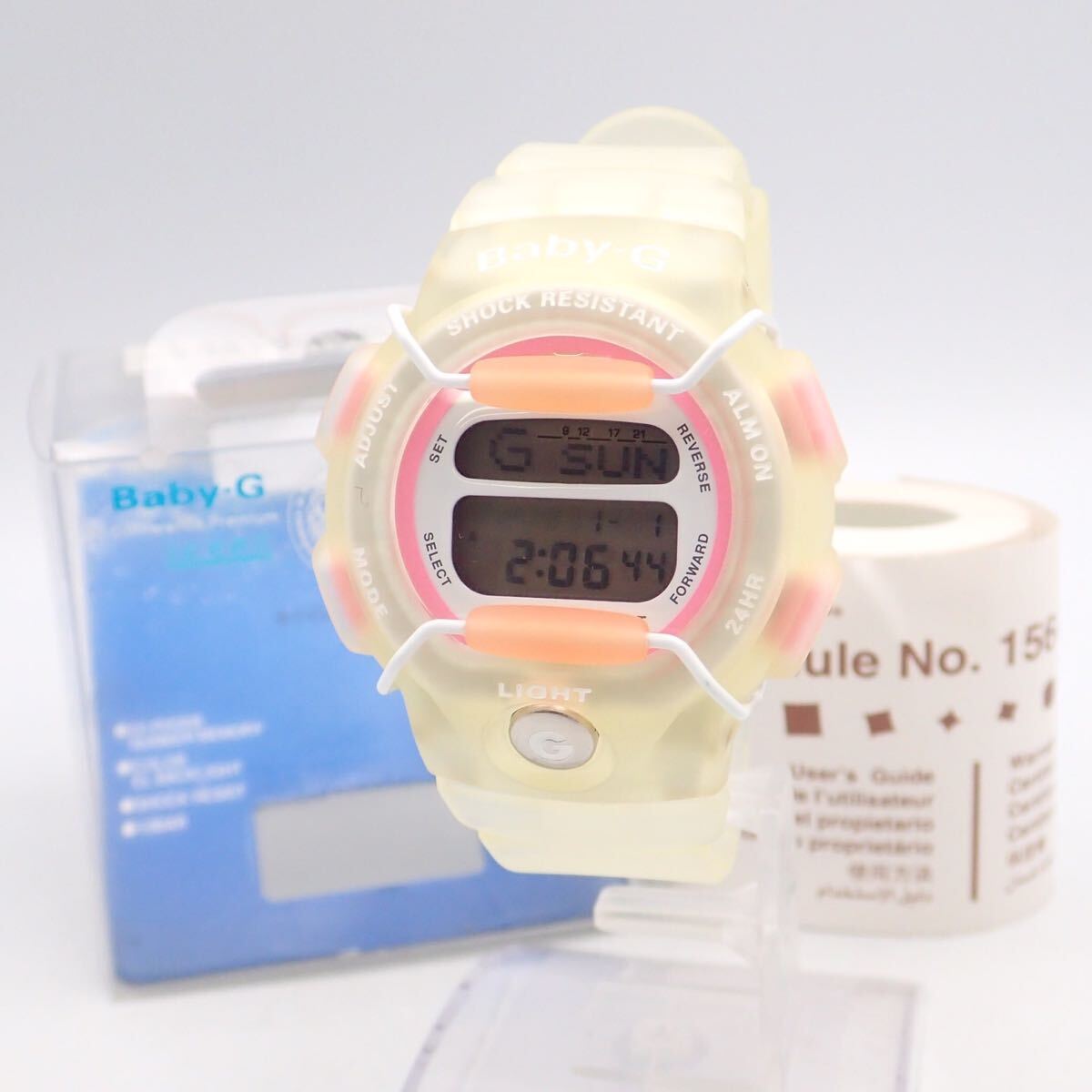 Baby-G 噛ん イルカ・クジラ会議 モンキーマイアピンク