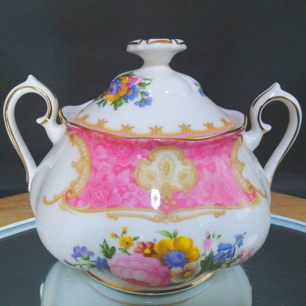 未使用◇自宅保管 ロイヤルアルバート レディカーライル シュガーポット ROYAL ALBERT