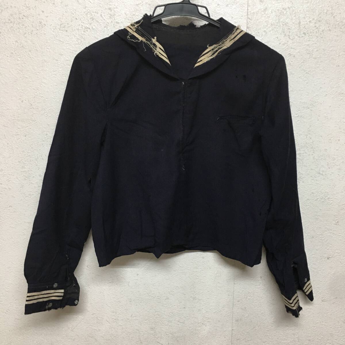 BNY1/84 貴重 セーラー服 当時物 学生服 制服 冬服 袖 戦後 戦前 大日本帝国 国民服 大正 明治 昭和レトロ ヴィンテージ アンティーク★