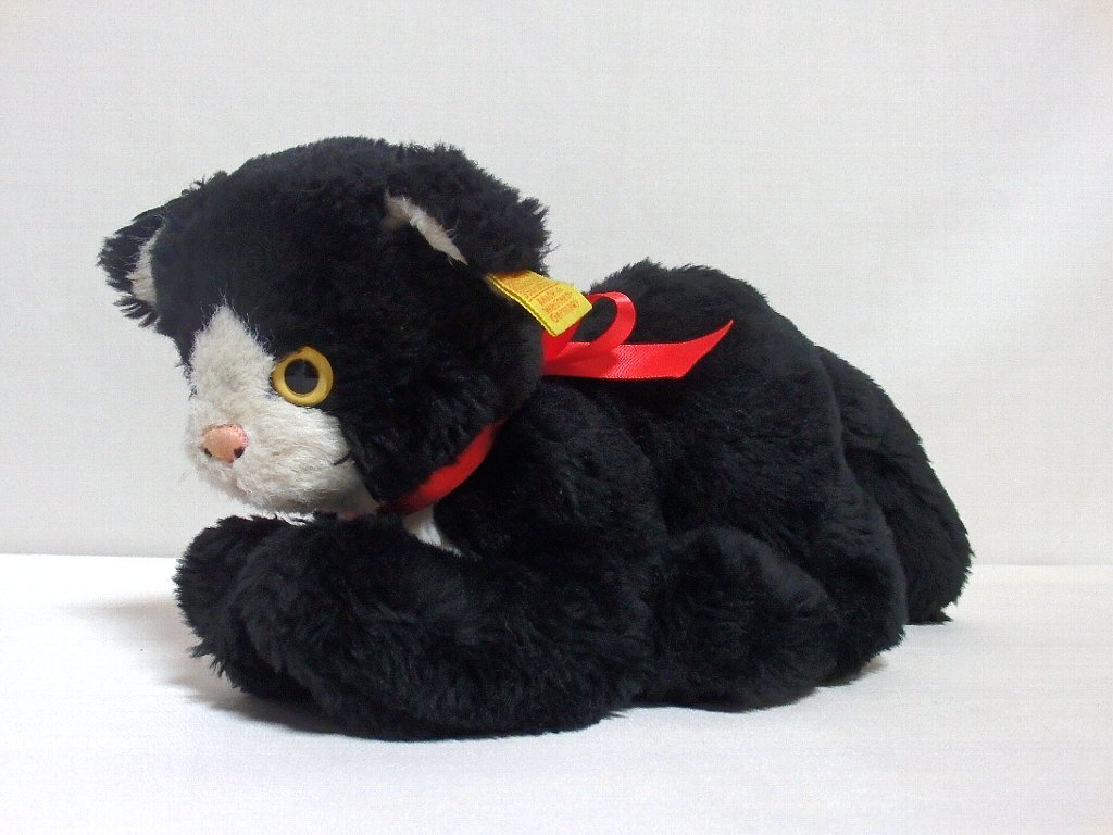 Yahoo!オークション -「黒猫」(シュタイフ社) (テディベア)の Yahoo!オークション -「黒猫」(シュタイフ社) (テディベア)の