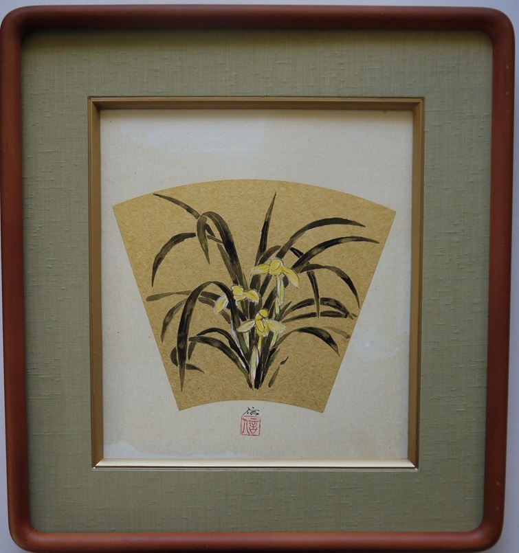 角田信四郎、【浅間山早春】、希少な額装用画集より、新品額装付、状態良好、送料込み 美術品