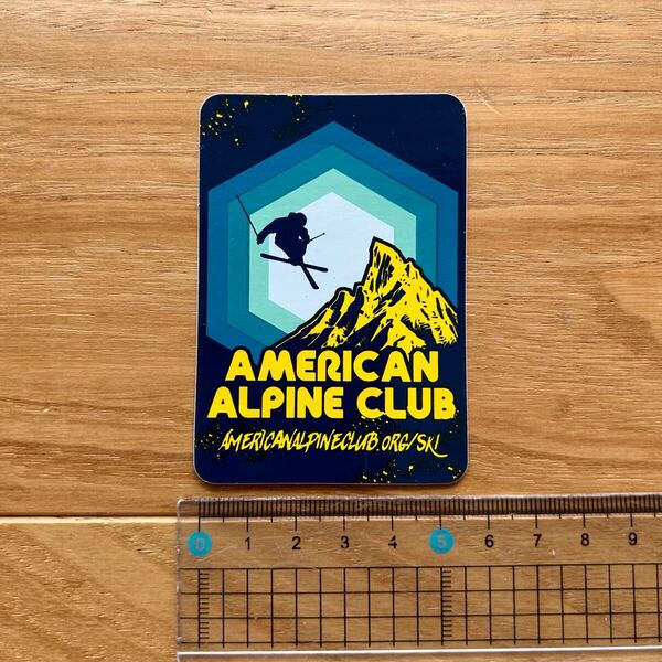 ★即決 American Alpine Club ステッカー ★ シール デカール アウトドア キャンプ アメリカン アルパイン クラブ