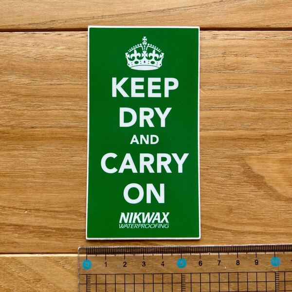 ★即決 NIKWAX ステッカー ★ シール デカール アウトドア キャンプ ニクワックス keep dry