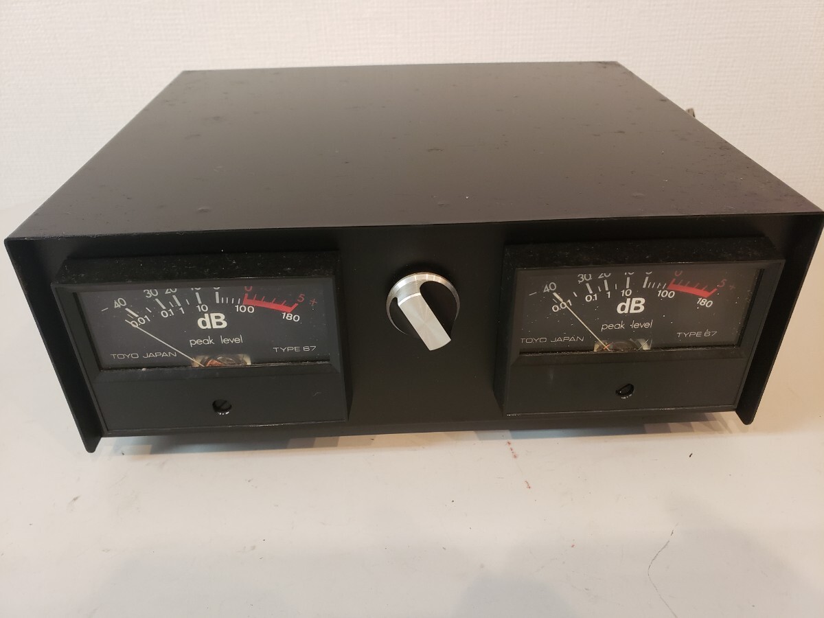 TOYO JAPAN TYPE67 アンプ ピークレベルメーター