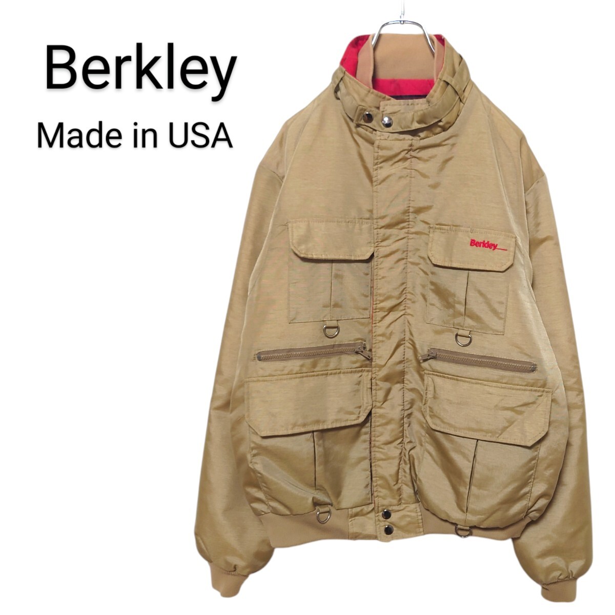 【Berkley】レザーエルボーパッチ フィッシングジャケット A-2831