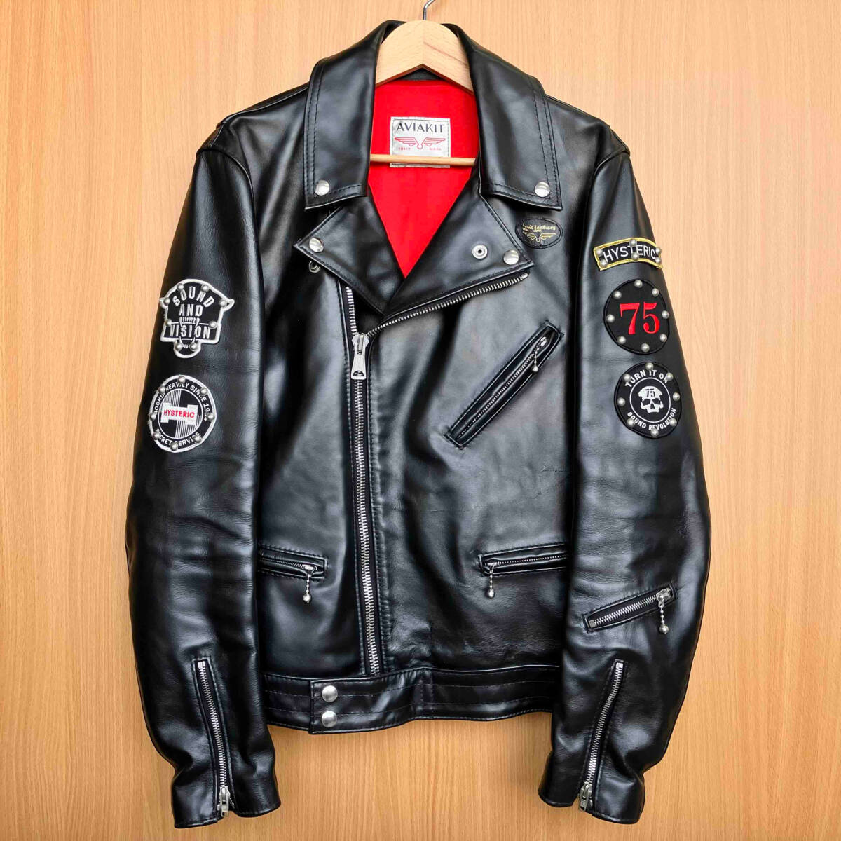 Yahoo!オークション -「lewis leathers hysteric glamour」の Yahoo!オークション -「lewis leathers hysteric glamour」の
