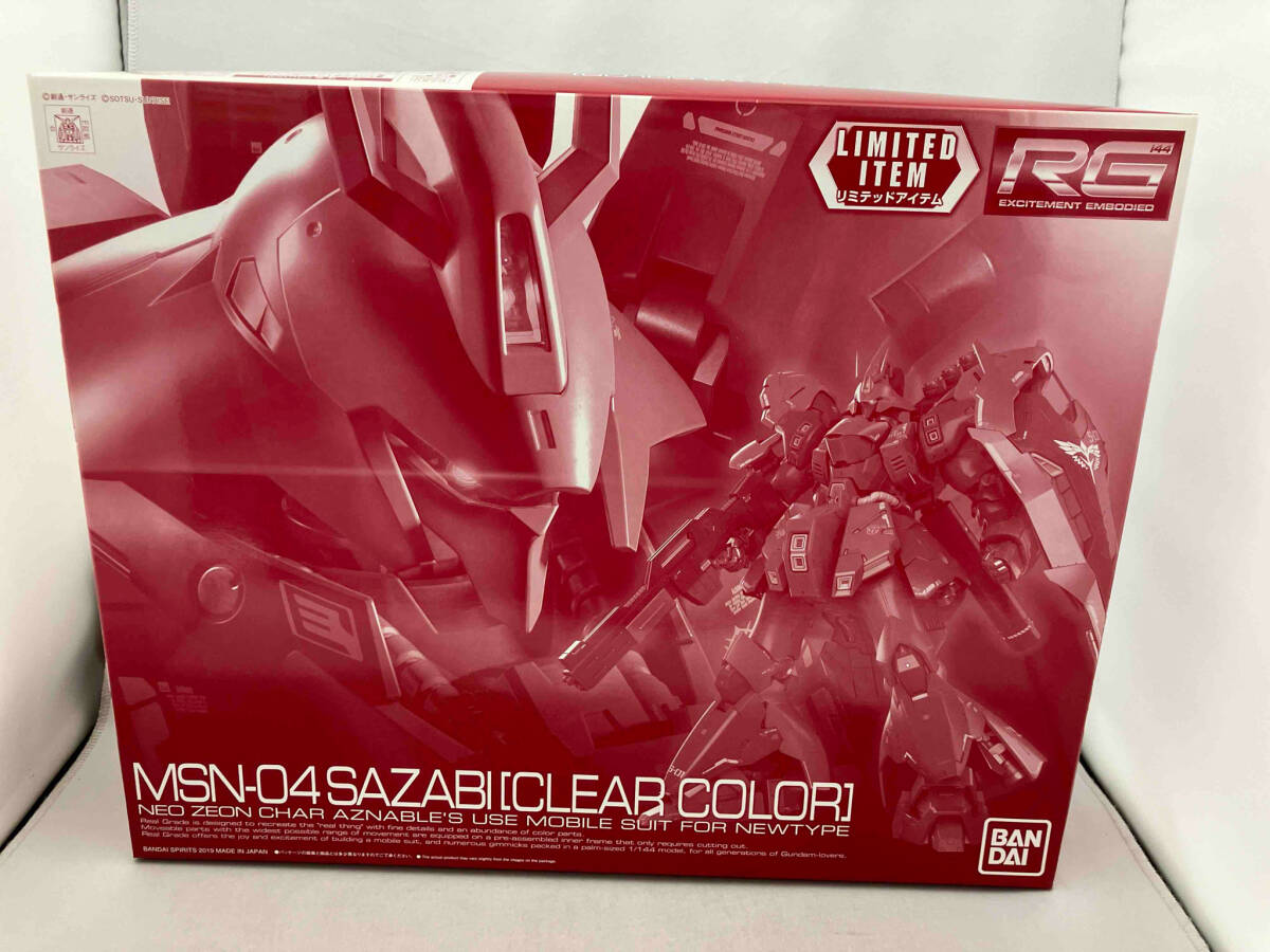 RG 1/144 サザビー [クリアカラー] − 商品情報｜THE GUNDAM