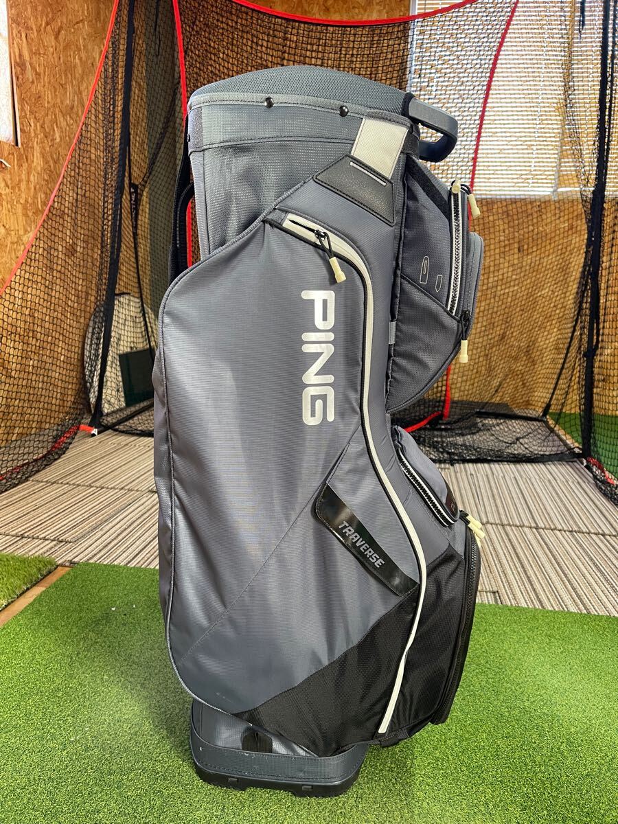 未使用 PING ピン アスリート向け 取っ手付 合皮×合繊素材 未使用 PING ピン アスリート向け 取っ手付 合皮×合繊素材