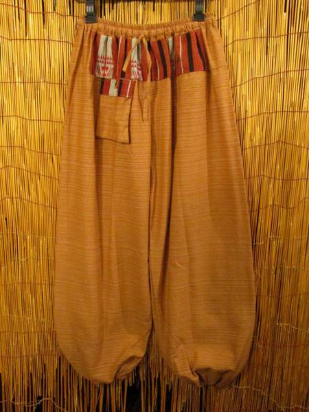 【SALE】⑤新品*男女兼用*コットン素材*ナガ族*ふんわり*アラジンパンツ