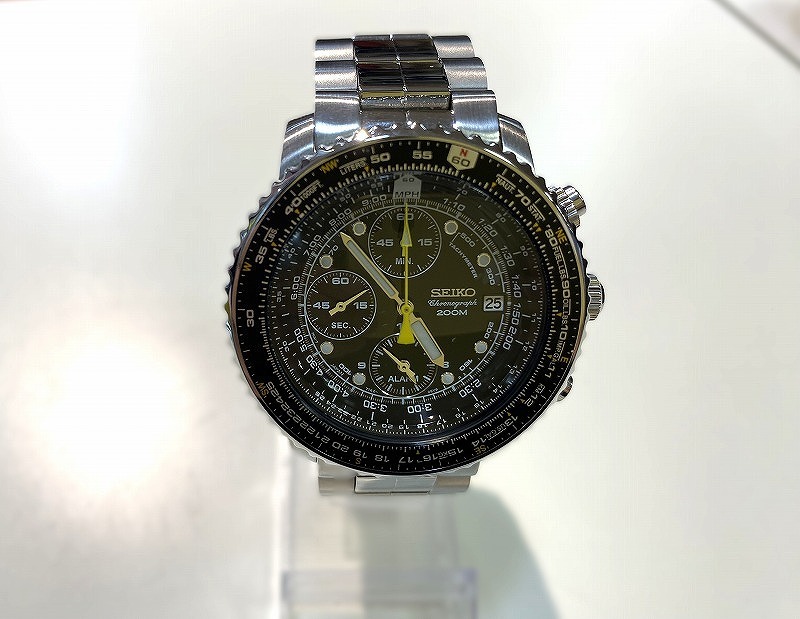 SEIKO(セイコー) / パイロットアラームクロノグラフ/7T62-0EB0