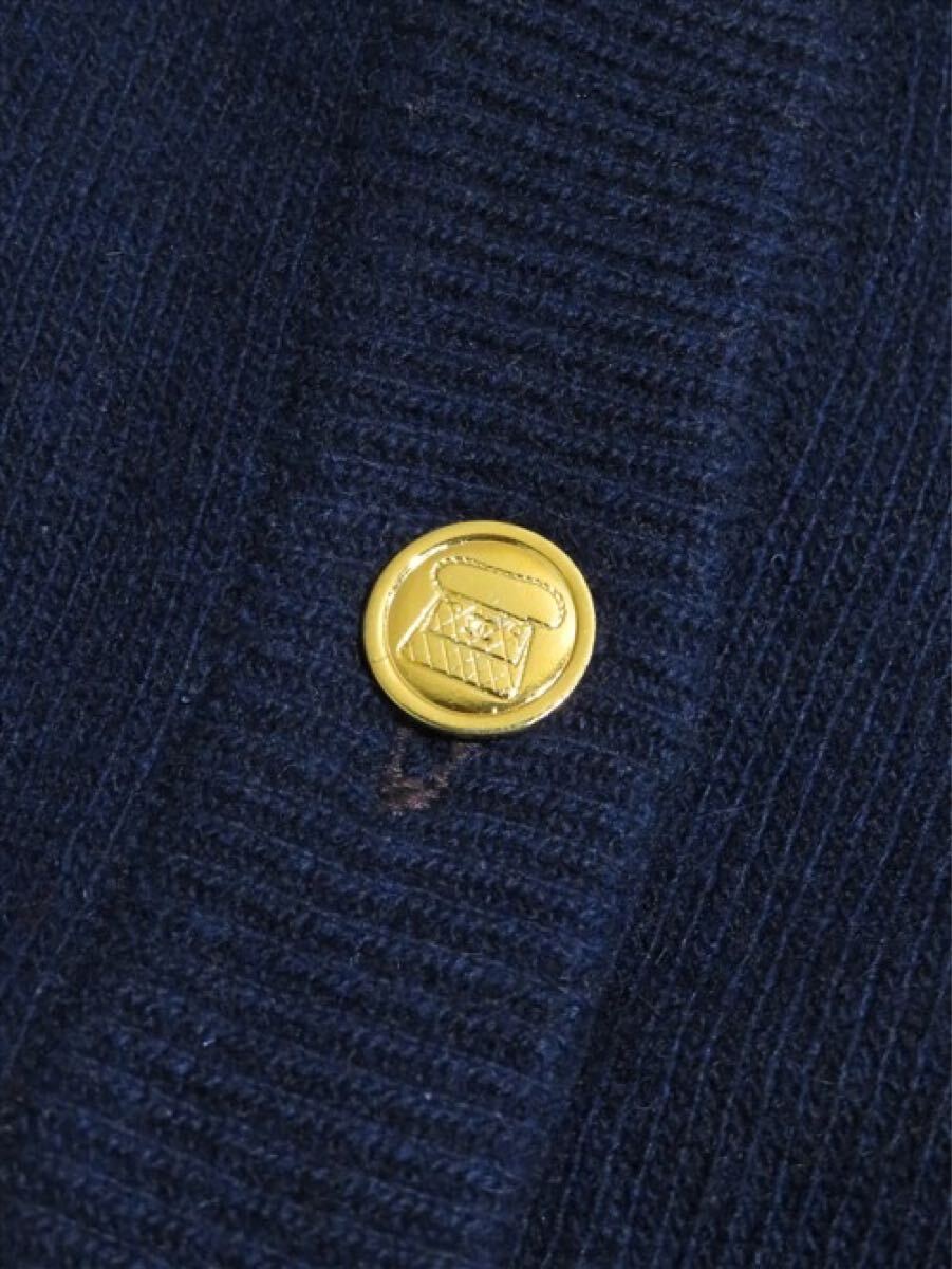 64268 CHANEL / シャネルヴィンテージ CCノルディック カシミヤ ニットカーディガン 64268 CHANEL / シャネルヴィンテージ CCノルディック カシミヤ ニットカーディガン