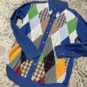 junmen フロントクレイジーパターン シャツ Mサイズ