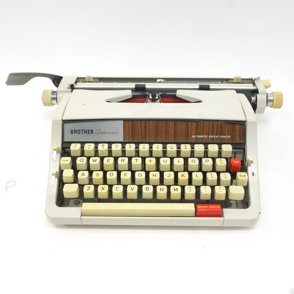 専用 完動品 BROTHER Deluxe333 ブラザータイプライター 写す