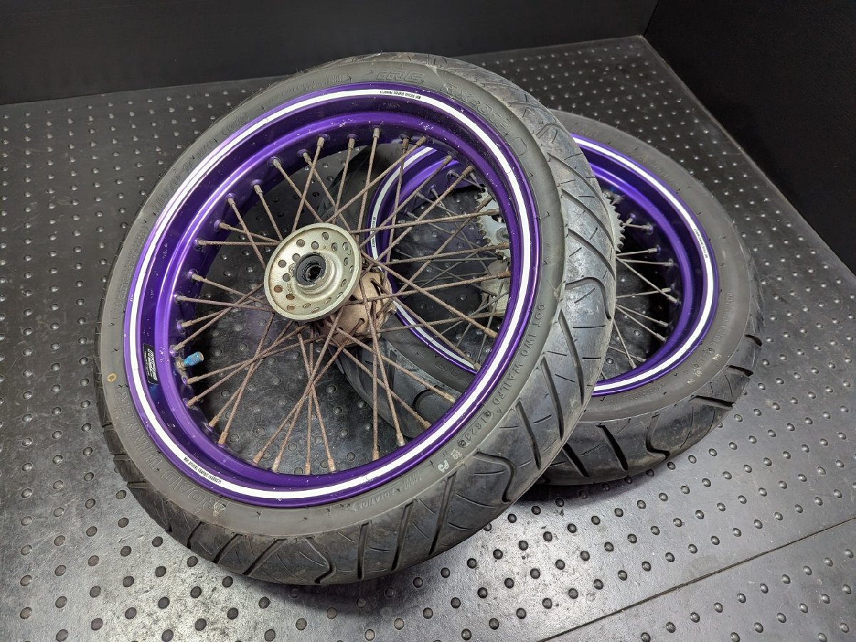 Yahoo!オークション -「dg セロー ホイール」(セット) (ヤマハ用 Yahoo!オークション -「dg セロー ホイール」(セット) (ヤマハ用
