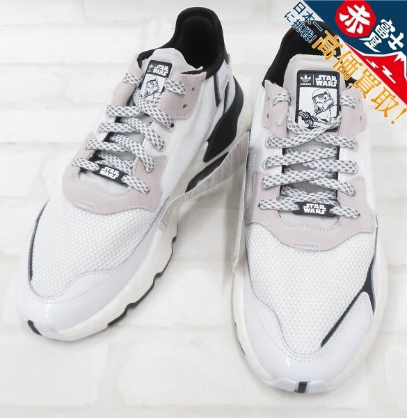 3S0995/未使用品 STAR WARS×adidas Nite Jogger Storm Trooper FW2287 アディダス スターウォーズ ナイトジョガー ストームトルーパー