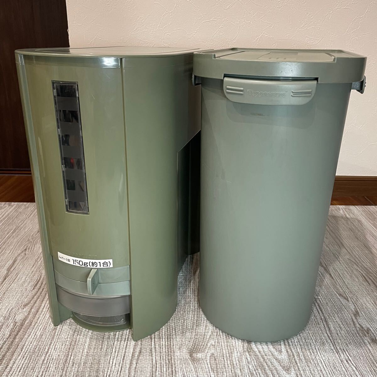 あつ タッパーウエア キッチンキーパー 2個セット ダーク