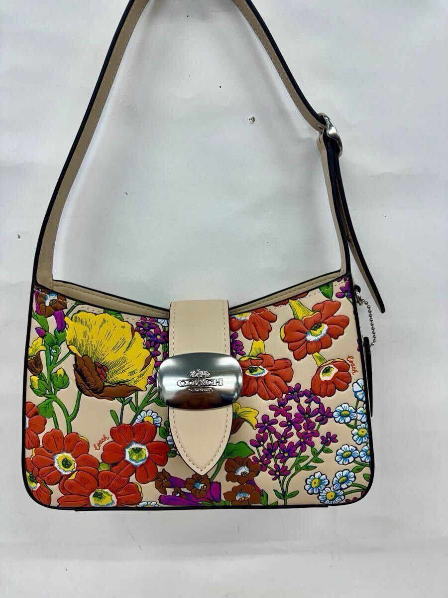 コーチ COACH コーチ バッグ COACH アウトレット フローラル プリント シティ トート 花柄 トートバッグ CP073 SVCAH  （チョークマルチ）