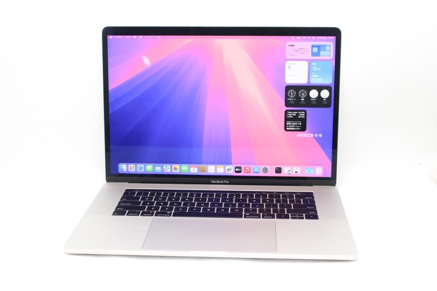 良品 2K対応 15.4型 Apple MacBook Pro A1990 macOS 15 Sequoia 八世代 i7-8750H 16GB 512GB-SSD Radeon Pro 555x カメラ 無線 管:1638m