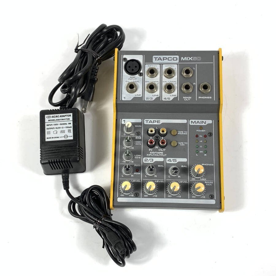 TAPCO MIX-120 アナログミキサー 12チャンネル