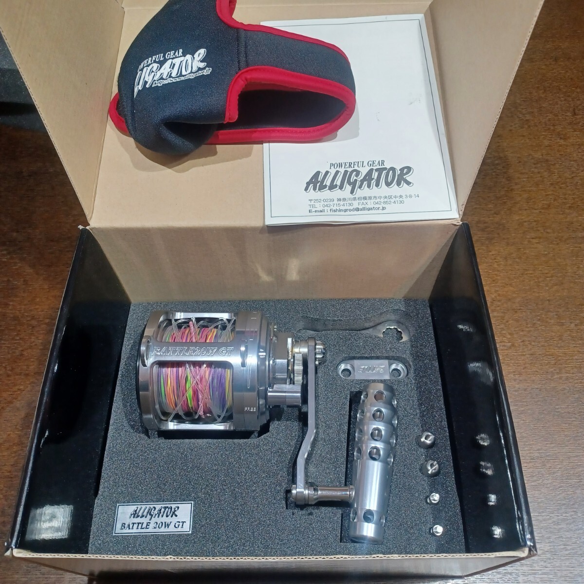 アリゲーターバトル　20WGT アリゲーター　使用回数1回　超美品　値引き可能 アリゲーター バトル20W GT【シルバー】 BATTLE 20 WGT : GET
