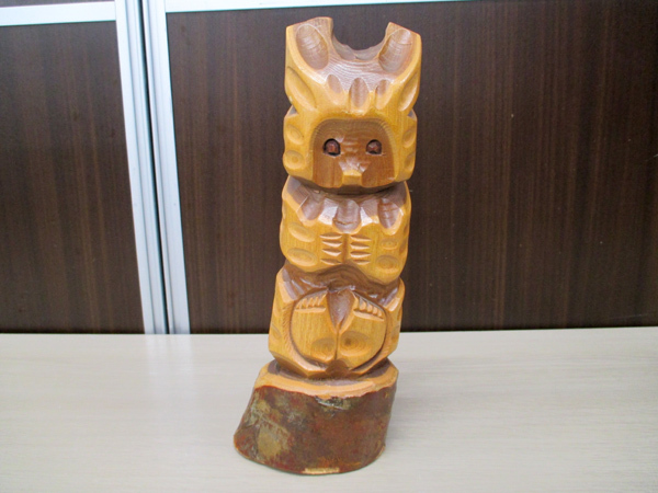 北海木工芸社 熊の木彫り 置物 こけし くま 工芸品 民芸品 北海道 高 北海木工芸社 熊の木彫り 置物 こけし くま 工芸品 民芸品 北海道 高