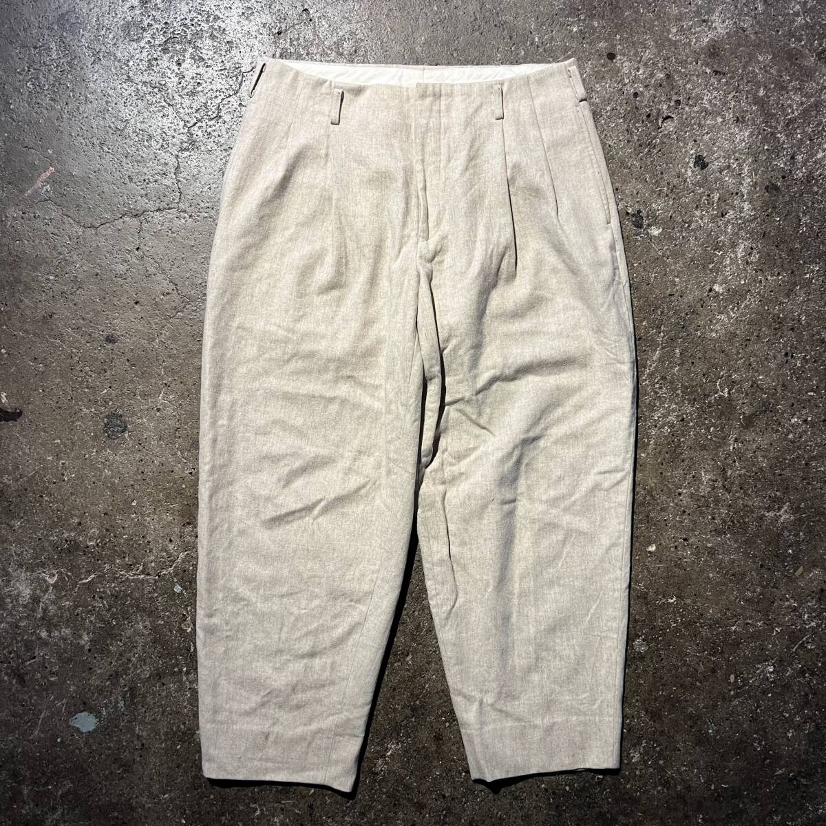 M6271 Dezert Taguchi Comme Des Garcons Corduroy Pants 2 Tuck
