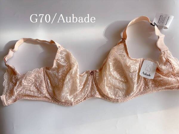 G70☆Aubade オーバドゥ Rosessence フランス高級下着 フルカップブラ