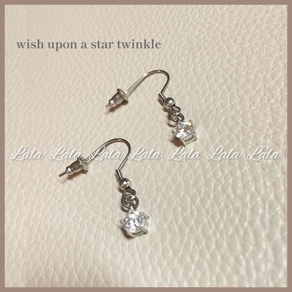 Wish upon a star Twinkle ピアス アクセサリー シルバー ストーン