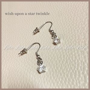 Wish upon a star Twinkle ピアス アクセサリー シルバー ストーン