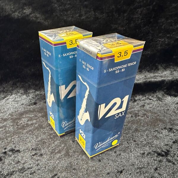 Vandoren バンドレン テナーサックスリード V21 硬度:3.5【2箱セット】