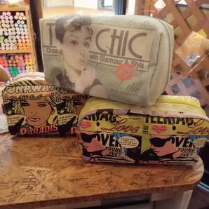 loop,オードリーヘップバーン,化粧ポーチ,アメコミ,アメリカン,アメリカンポップ