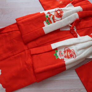 未使用品 正絹 七五三 お宮参り お祝い事 結婚式 レトロ 古典柄 お食い初め 女児 キッズ 女の子