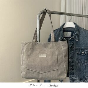 トートバッグ バッグ 大きめ レディース デニム キャンバス グレー
