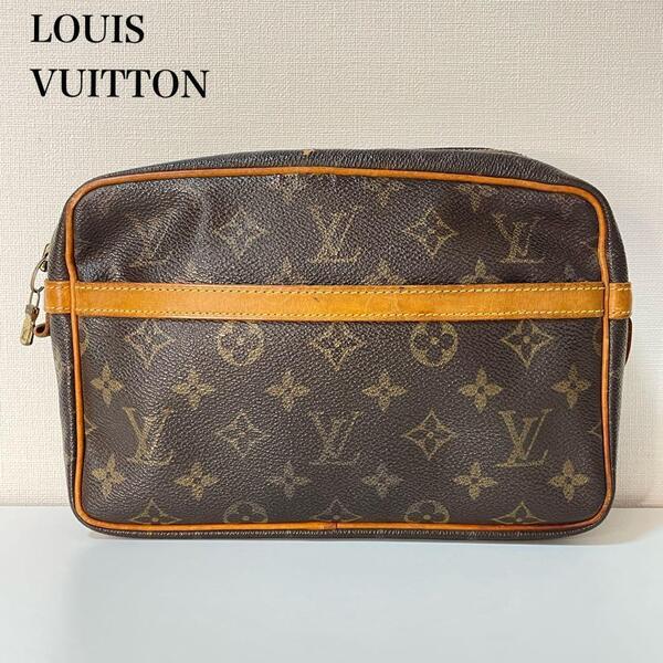 ■美品■ルイヴィトン LOUIS VUITTON モノグラム セカンドバッグ ブラウン
