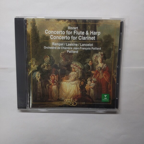 モーツァルト : フルート&ハープ協奏曲&クラリネット協奏曲 CD モーツァルト、リリーラスキーヌ