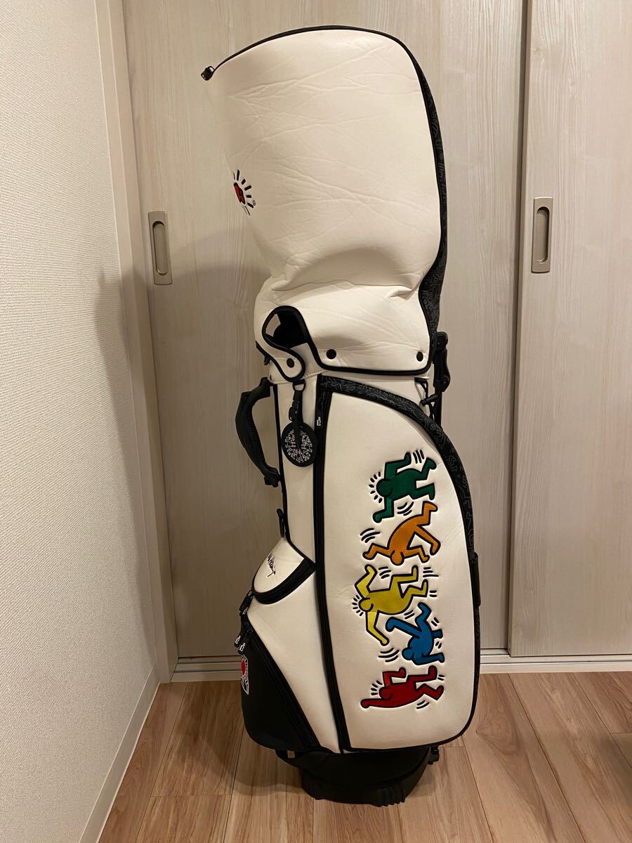 Yahoo!オークション -「keith haring」(キャディバッグ) (用具 Yahoo!オークション -「keith haring」(キャディバッグ) (用具