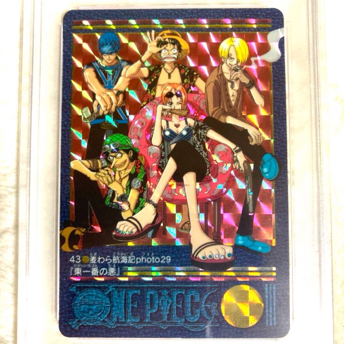 ワンピース ジャンボカードダス 3 ルフィ ゾロ サンジ ナミ ワンピース ジャンボカードダス 3 ルフィ ゾロ サンジ ナミ