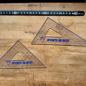 NCAA 1980年代 非売品 三角定規セット eBay 出品中USDドル優先 【無保証条件下送料込1500円】定規 図面 製図 設計図 設計士